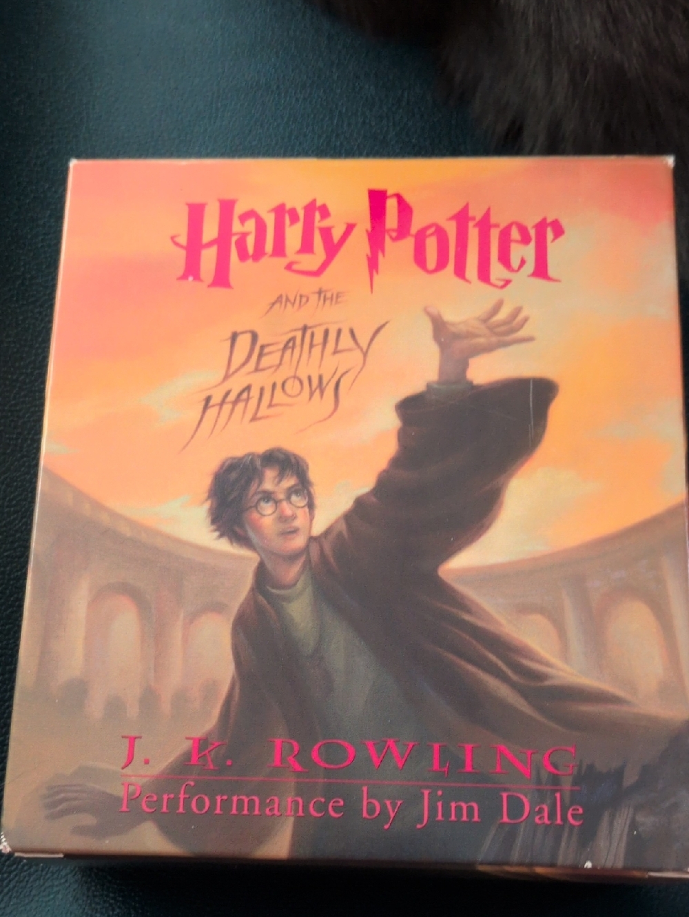 harry potter and the deathly hallows on compact disc performed by jim dale